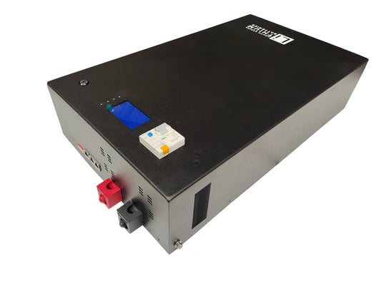 51.2V 104AH 5.3KWH LIFEPO4 LITHIUM IRON PHOSPHATE WALL MOUNT SOLAR UPS BATTERY
